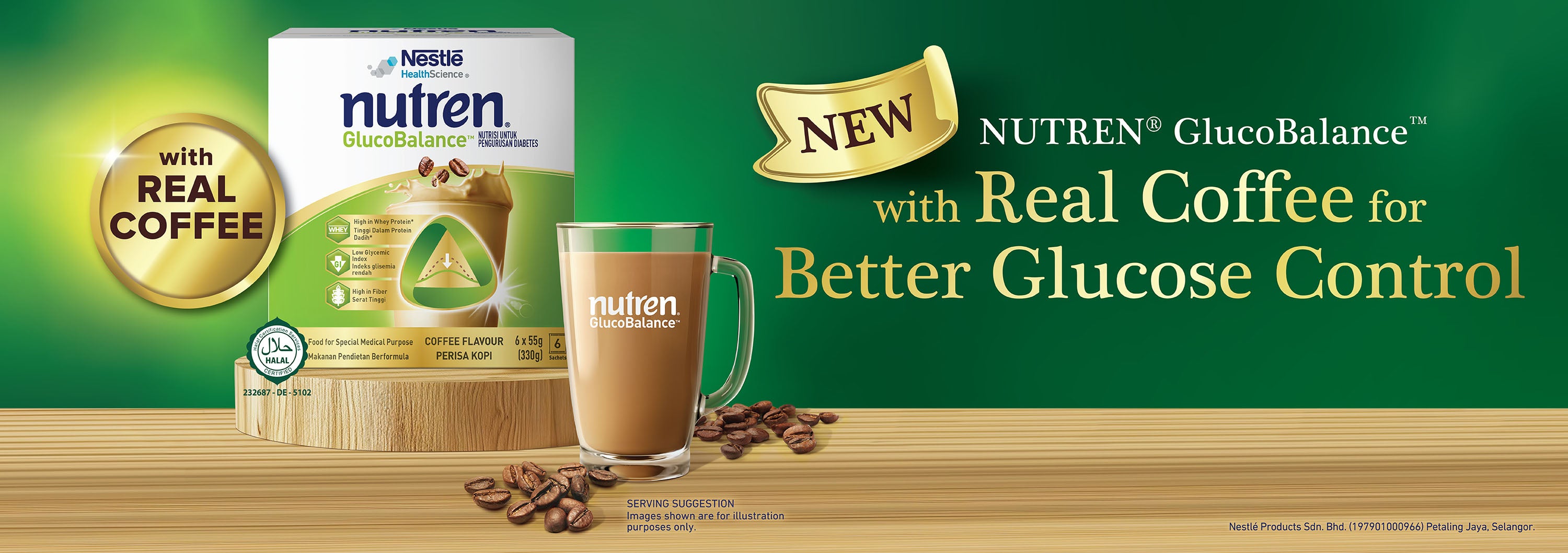 Nutren GlucoBalance Coffee New Flavor Can